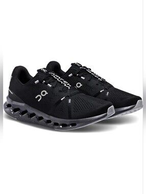On Running Cloudsurfer Comfort Sneakers| Black Athletic Shoes Women's Size 11